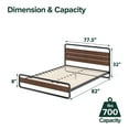 thumbnail image 5 of Zinus Night Therapy Therese Metal Platform Bed, Assorted Sizes, 5 of 9