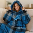thumbnail image 7 of Pegasus Sports Detroit Lions Wearable Sherpa Throw, 7 of 7