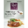thumbnail image 2 of Roy's Restaurant $100 Value Gift Cards - 2 x $50, 2 of 3