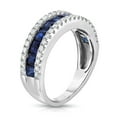 thumbnail image 3 of 0.25 CT. T.W. Diamond and 1.5 CT. T.W. Sapphire Band, 3 of 4