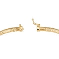 thumbnail image 2 of Diamond Cut Bangle Bracelet in 14K Two-Tone Gold, 4mm, 2 of 6