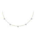 thumbnail image 2 of Lab Created Diamond Flower Necklace in 14K Gold, 1.5C.T.T.W., 2 of 8