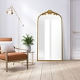 thumbnail image 5 of Azalea Park Filigree Floor Mirror, Gold Metal Frame, 5 of 9