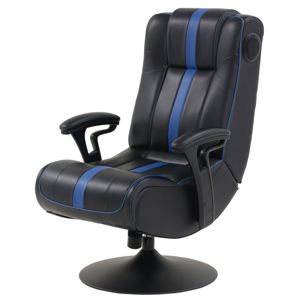 True Innovations Gamers Unite Entertainment Chair, Supports 275 lbs, Black/Blue True Innovations Gamers Unite Entertainment Chair, Supports 275 lbs, Black/Blue