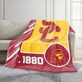 thumbnail image 2 of Logo Brands USC Trojans 60"x70" Super Plush Blanket, 2 of 6