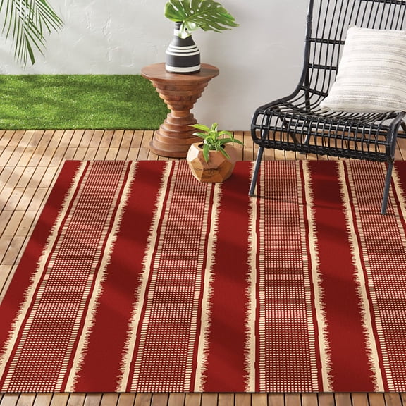 Nicole Miller Sharon Reversible Indoor/Outdoor Area Rug, 5' x 7'