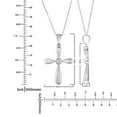 thumbnail image 6 of 0.03 CT. T.W. Diamond Cross Pendant in 14K Gold, 6 of 8
