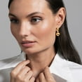 thumbnail image 5 of Neuhardt Ball Huggie Hoop Earrings in 18K Gold Vermeil, 5 of 7