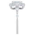 thumbnail image 5 of 1.60 CT.T.W. Emerald, Marquise, and Round Cut Lab Created Diamond Ring in 14K Gold, 5 of 9