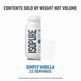 thumbnail image 8 of Isopure Zero Carb Whey Protein Isolate Powder, Simply Vanilla, 1.47 lbs., 8 of 10