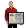 thumbnail image 4 of YouTheFan North Carolina Tar Heels 25-Layer Basketball Stadium View 3D Wall Art, 4 of 5