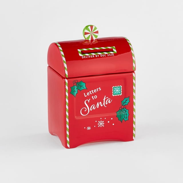 Ceramic Holiday Cookie Jar, 12oz