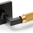 thumbnail image 3 of Explore Hardware Black/Gold Geneva Collection Door Handle Set, 2 Pack, 3 of 4