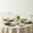 thumbnail image 5 of Christian Siriano Onyx 24-Piece Porcelain with Gold Rim Dinnerware Set, 5 of 7