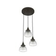 thumbnail image 9 of Hunter Cypress Grove Glass 3 Light Pendant Light Fixture, Round Cluster and Linear Cluster, 9 of 9