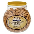 thumbnail image 1 of Utz Honey Wheat Braided Pretzels Barrel, 56 oz., 1 of 4