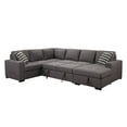 thumbnail image 10 of Dylan Stain-Resistant Fabric 6 Seat Storage Sectional With Pullout Bed, 10 of 10