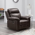 thumbnail image 9 of Manhattan 3-Piece Top-Grain Leather Reclining Set, 9 of 20
