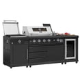 thumbnail image 7 of THOR Kitchen 3-Piece Black Outdoor Kitchen Suite w/ Cover, 7 of 12