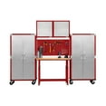 thumbnail image 2 of Seville Classics UltraHD 5-Piece Steel Garage Cabinet Storage Set With Height Adjustable Workbench, 10' Wide, 2 of 3