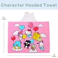 thumbnail image 6 of Kids Character 100% Cotton Hooded Towel With Hand Pockets, 6 of 9