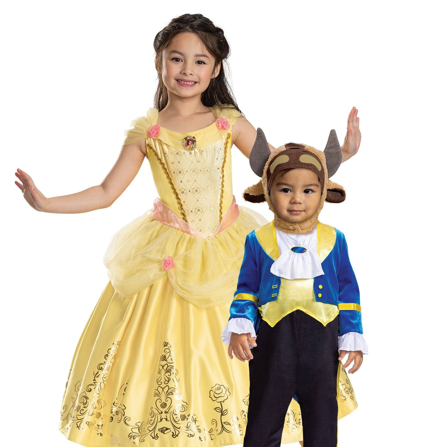 sachin and babi light blue dress Disney Princess Belle Kids Premium Costume Gown