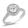 thumbnail image 2 of 1.70 CT. T.W. Round Cut Diamond Halo Ring in 18K Gold, 2 of 5