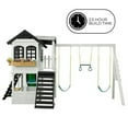thumbnail image 3 of 2MamaBees Reign Two Story Playhouse with Swing Attachment, 3 of 12