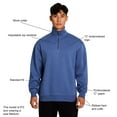 thumbnail image 4 of Champion Men's Quarter-Zip Pullover, 4 of 7