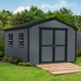 thumbnail image 3 of Handy Home Products Gable 10' x 16' Outdoor Wooden Shed, Choose Installation, 3 of 16