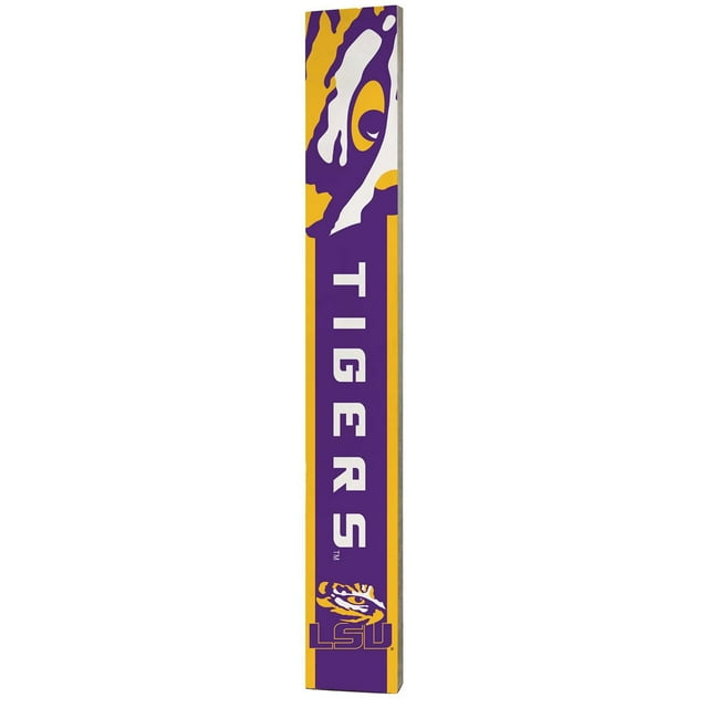 NCAA 8" x 60" Reversible Porch Greeter Sign