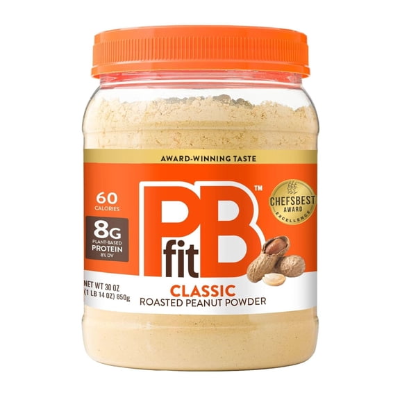 PBfit Classic Peanut Butter 8g Powdered Peanut Butter Spread, 1.87 lbs.