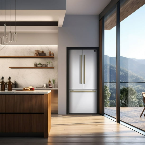 Gallipoli 17.5 cu. ft. French Door Refrigerator with Bottom