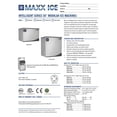 thumbnail image 8 of Maxx Ice 30" Wide Full Dice Ice Machine (650 lb.) with 580 lb. Bin, 8 of 9
