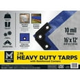 thumbnail image 3 of Member's Mark Commercial Tarps with Reinforced Corners, 16' x 12', Blue/Gray 2-Pack, 3 of 8