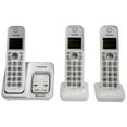 thumbnail image 1 of Panasonic Link2Cell Bluetooth Cordless Phone with Voice Assist and Answering Machine, Includes 3 Handsets, 1 of 7