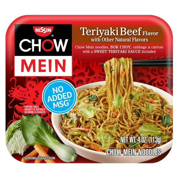 Nissin Chow Mein Noodles, Teriyaki Beef (4 oz., 12 ct.) - Samsclub.com