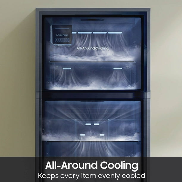 Samsung 18 cu. ft. Top Freezer Refrigerator with Ice Maker in