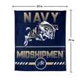 thumbnail image 7 of Logo Brands Naval Academy 60"x70" Super Plush Blanket, 7 of 7