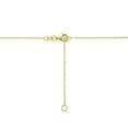thumbnail image 4 of Diamond Cut Halo Flower Necklace in 14K Gold, 4 of 5