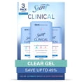 thumbnail image 1 of Secret Clinical Strength Clear Gel Antiperspirant and Deodorant, Completely Clean, 1.6 oz., 3 pk., 1 of 9
