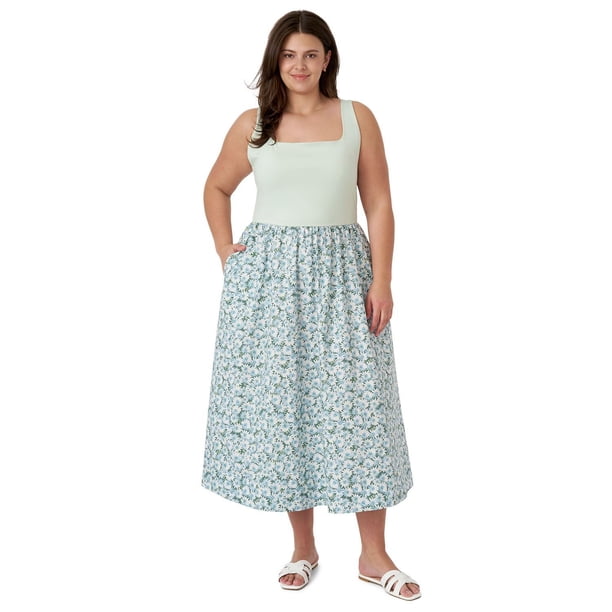 EDITED BY HUNTER MCGRADY MIXED MEDIA DRESS - Multi XXS:- Multi - Online Only, XXS EDITED BY HUNTER MCGRADY MIXED MEDIA DRESS - Multi XXS:- Multi - Online Only, XXS