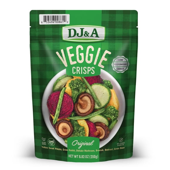 DJ&A Veggie Crisps Original, 8.8 oz.