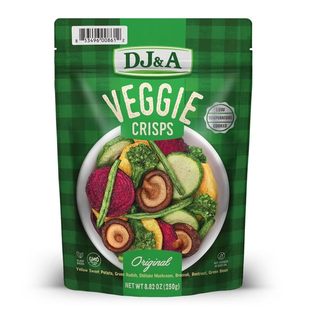 DJ&A Veggie Crisps Original, 8.8 oz.