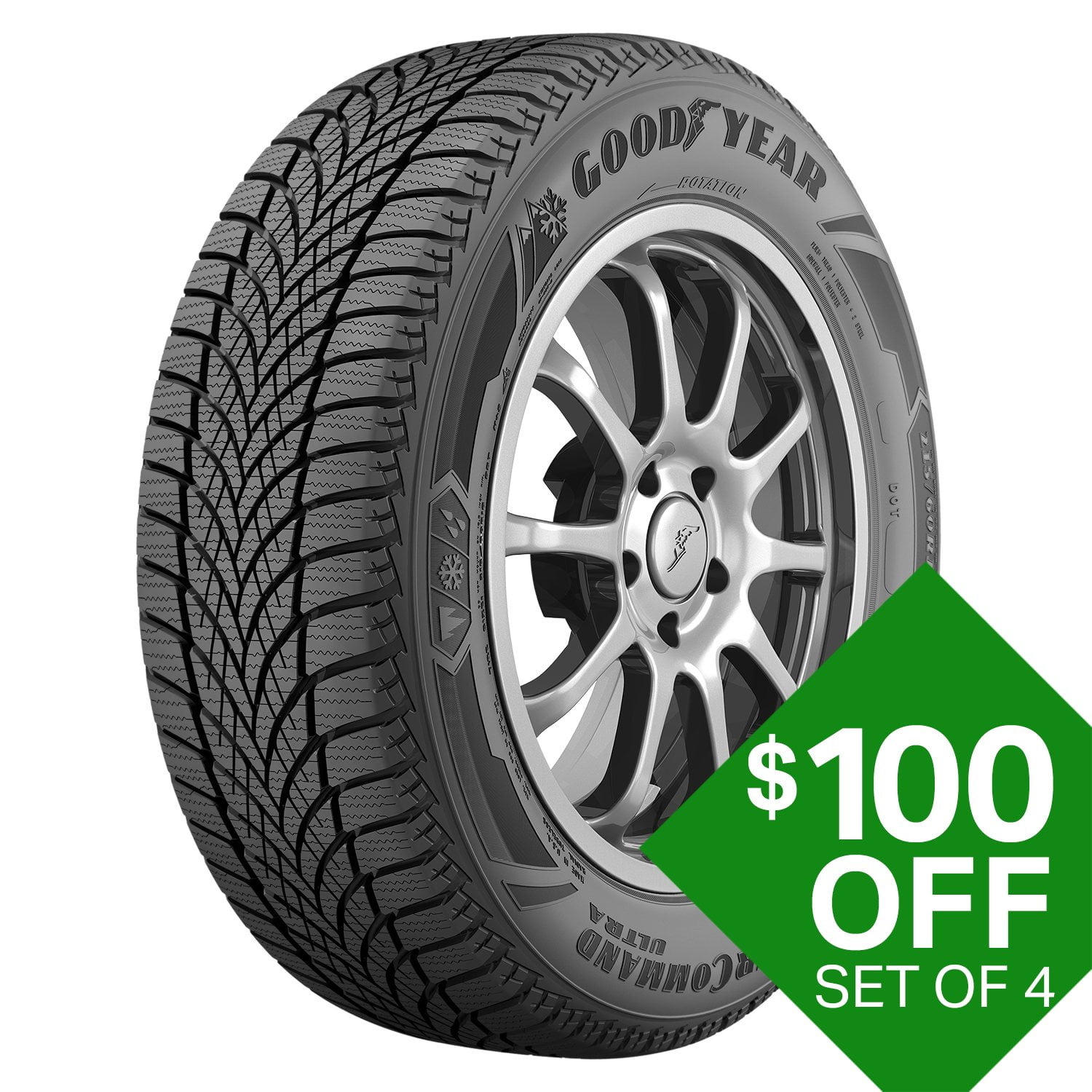 Goodyear WinterCommand Ultra - 205/65R16/XL 99H Tire