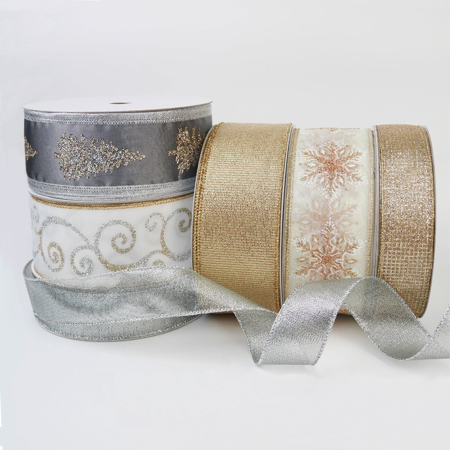 Member's Mark Premium Wired Holiday Ribbon, 6 pk. - Samsclub.com