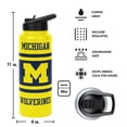 thumbnail image 4 of Logo Brands Michigan Wolverines Tumbler Set, 4 of 5