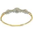 thumbnail image 4 of 1.98 CT. T.W. Round Cut Diamond Bangle Bracelet in 14K Gold, 4 of 7