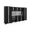 thumbnail image 1 of NewAge Products Bold Series 9 Piece Cabinet Set, 132" W x 18" D x 76.75" H, 1 of 9