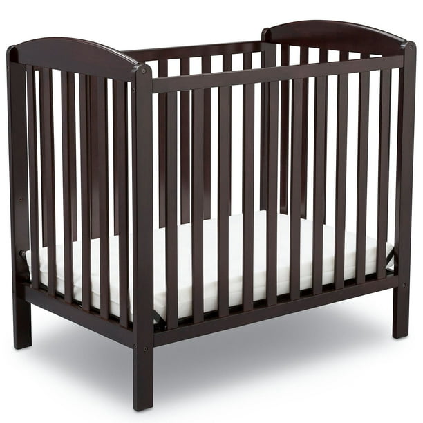 Delta Children Mini Crib with Mattress, Choose Color